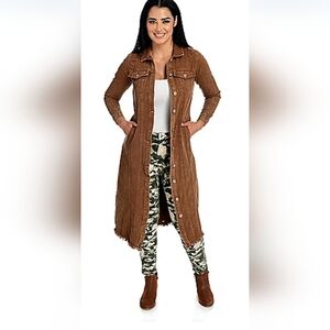 Indigo Thread Distressed Denim Jacket